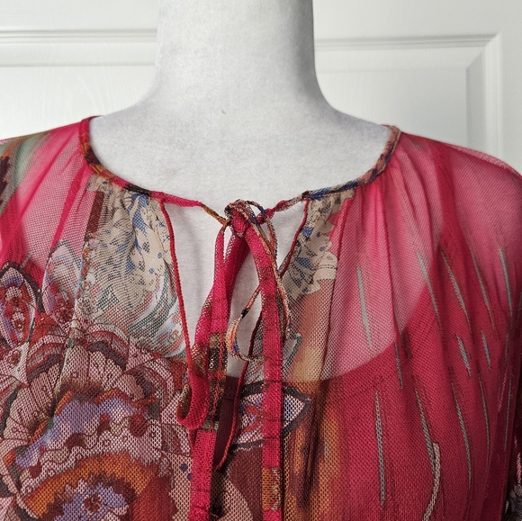 Johnny Was NWT Peasant Ruffle Blouse - Picture 2 of 11